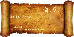 Mult Izor névjegykártya